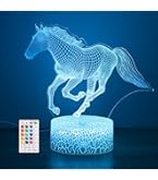 3D Illusion Lamp My Little Pony - Lampada Notte Con 7 Colori Tocco E Telecomando, USB, Regalo Bambini
