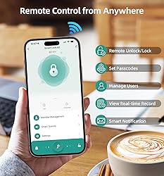 Smart Door Lock WiFi Deadbolt: HEANTLE Keyless