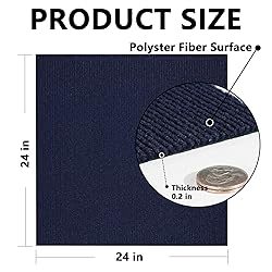 CUCOS Carpet Tiles 24" x 24" Peel and Stick, Self