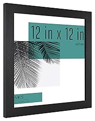 MCS Studio Gallery Frame, Black Woodgrain, 12 x 12