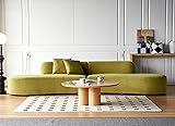 Container Furniture Direct 132" Curved Sofa with