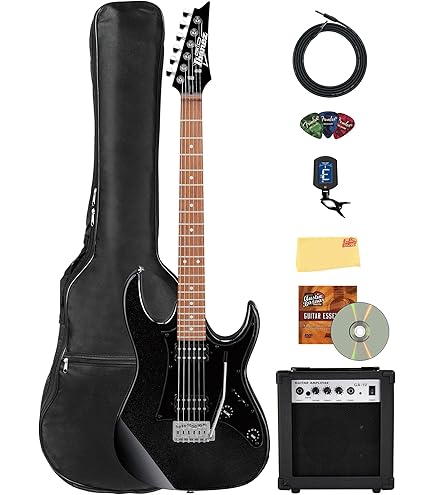 Amazon.com: Ibanez GRG7221QA RG Gio 7-String Electric Guitar