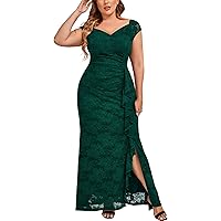 Amazon.com: Miusol Women's Elegant V Neck Floral Lace Formal Evening Party  Maxi Dress (Small, Navy Blue) : Clothing, Shoes & Jewelry