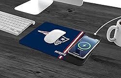 SOAR NFL Wireless Charging Mouse Pad, New England