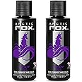 ARCTIC FOX Vegan and Cruelty-Free Semi-Permanent Hair Color Dye - PURPLE AF 4 Fl Oz (Pack of 2)
