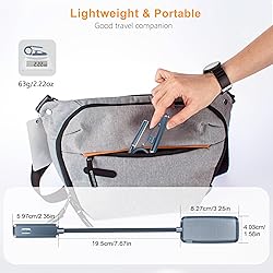 Gritin 9 LED Rechargeable Book Light for Reading in