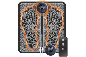 BFAHE Ems Foot Stimulator EMS Foot Stimulator Foot Massage for Neuropathy feet Massager with Remote Control for Circulation and Pain Relief for Improved Circulation or Muscle Relaxation and Pain Relief
