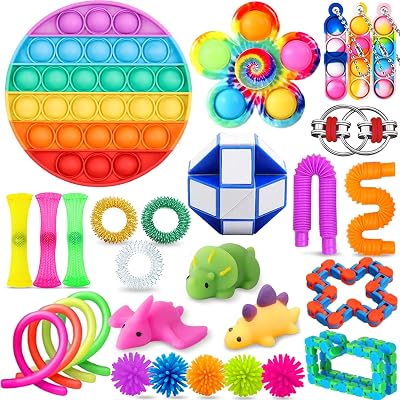 Chennyfun 30Pcs Fidget Toy Set Stress Relief Anxiety Autism Therapy
