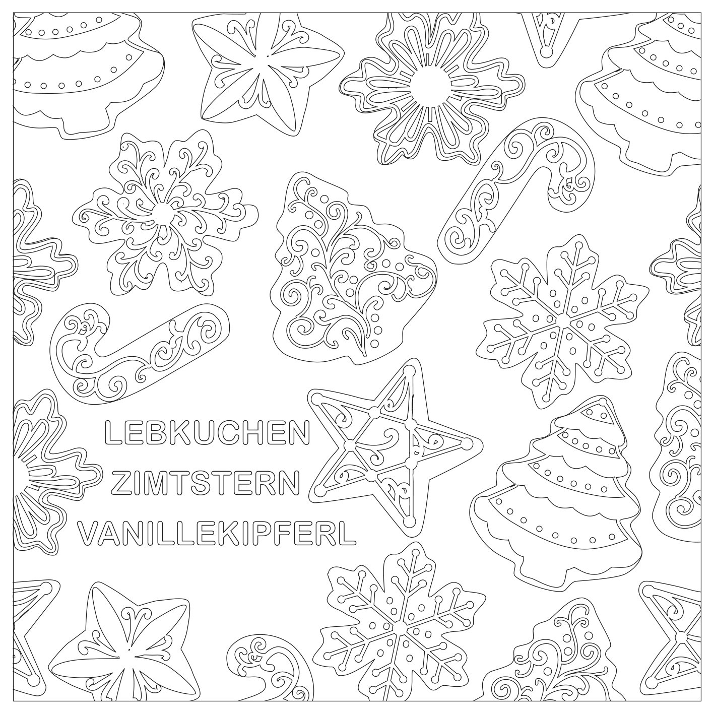 Winterliche Motive Zum Ausmalen Malvorlagen