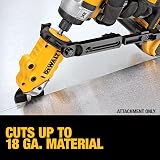 DEWALT DWASHRIR Metal Shears Attachment 18GA 360 Degree Swivel Hex Shank view 4