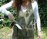 Esschert Design Green Textile Garden Apron 68x64cm for Women view 4