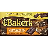 Baker's Unsweetened Baking Chocolate Squares, 4 Ounce