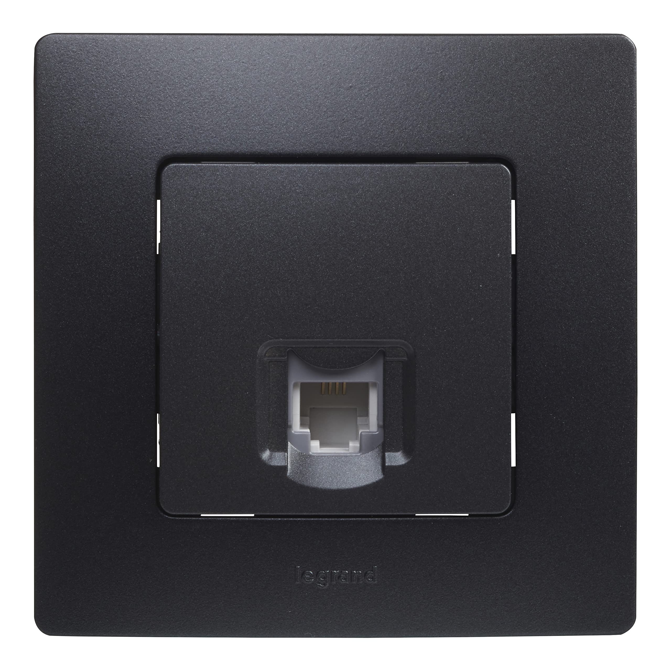 Legrand 396493 Telephone Socket RJ11 Niloé Monoblock Complete Mechanism Black