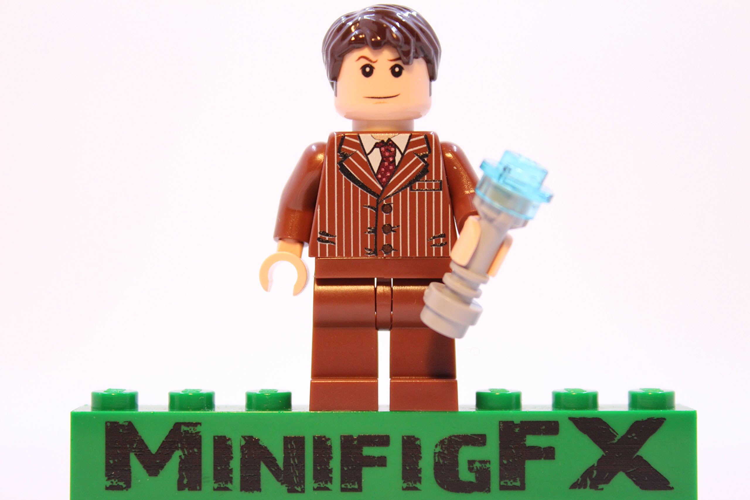 Lego Custom Printed DOCTOR WHO 10th Doctor David Tennant Minifigure with Sonic Screwdriver