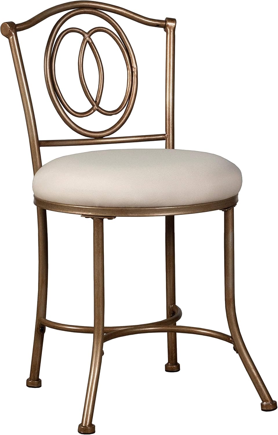 Amazon Com Hillsdale Furniture Emerson Metal Vanity Stool Golden Bronze Furniture Decor