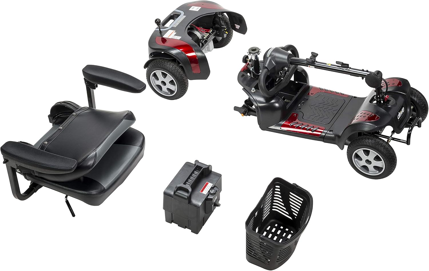 Drive Medical Phoenixhd4 Phoenix 4 Wheel Heavy Duty Scooter: Health & Personal Care