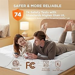 Bedsure Heated Mattress Pad King - Bed Warmer with