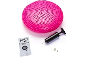 Black Mountain Products Exercise Balance Stability Disc with Hand Pump