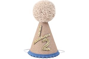 WAOUH Half Birthday Hat for Baby - Bow1/2 Birthday Crown Hat,Baby Photo Prop for 6 Month Birthday,Mini Crown Cake Smash