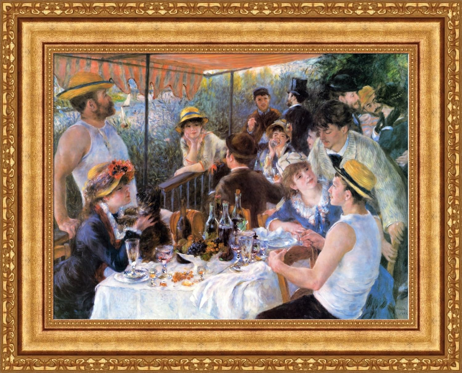 Огюст ренуар завтрак гребцов описание картины