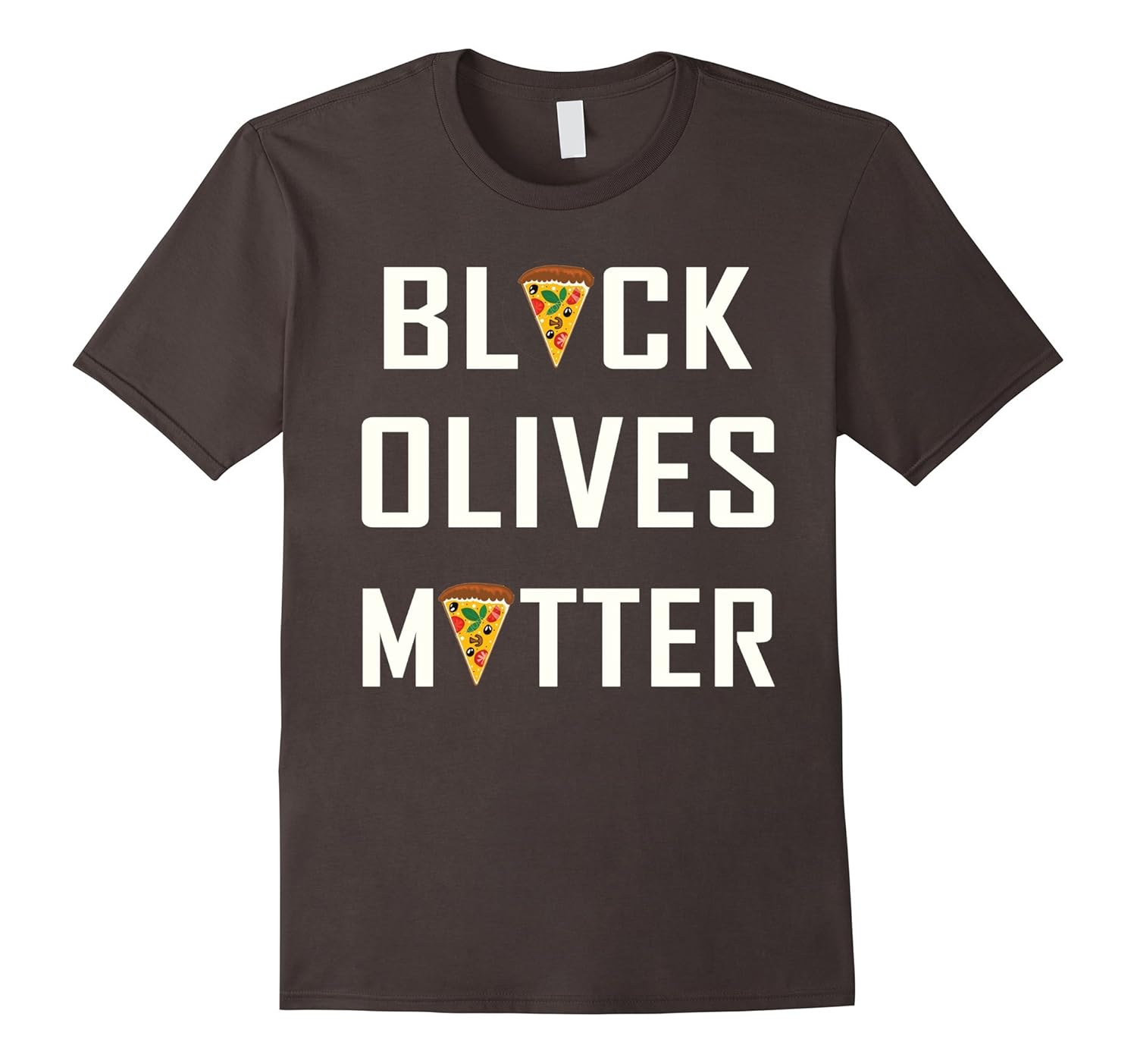 Black Olives Matter in Pepperoni Pizza BLM T ShirtCL Colamaga