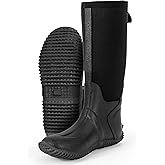 Ubon Rubber Boots for Women Waterproof Neoprene Rain Boots Mud Work Hunting Boots