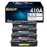 410A Toner Cartridges 4 Pack-Replacement for HP