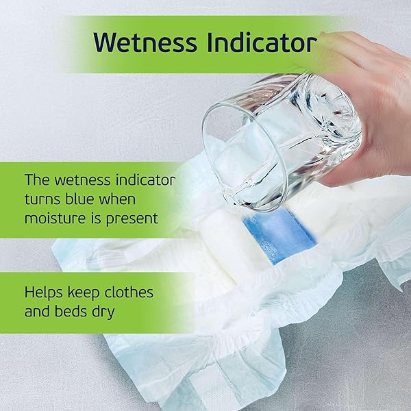4-5XL ADULT DIAPERS FOR WOMEN AND MEN – 8 BARIATRIC DISPOSABLE BRIEFS WITH TABS AND STRETCHABLE SIDE PANELS – 100% BREATHABLE WITH MAXIMUM ABSORBENCY