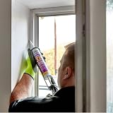 Sika Everbuild Everflex 335 Premium Silicone Sealant White 295ml Low Modulus view 5
