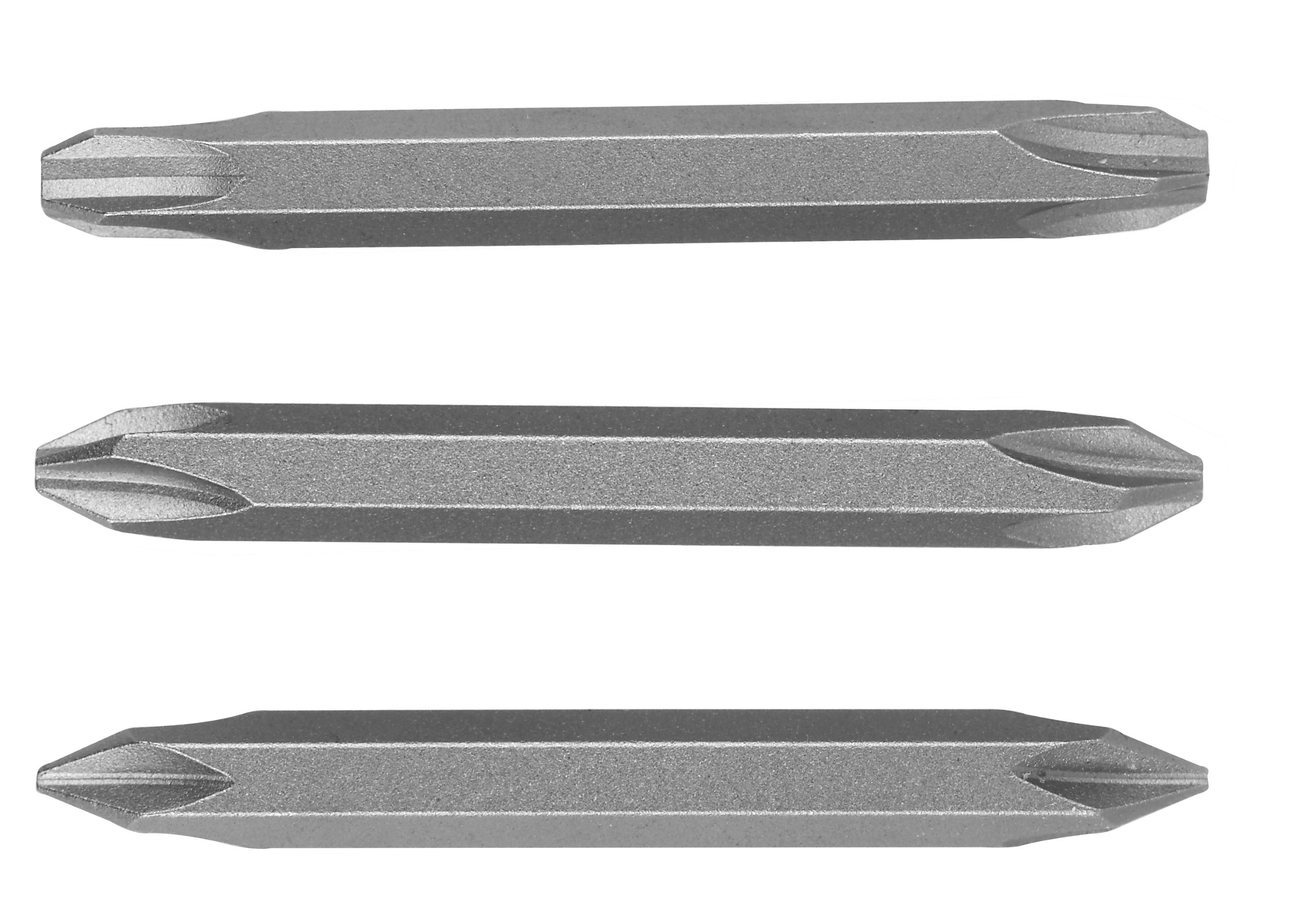 Bosch 2609255958 Double Ended 60mm Screwdriver Bit Set with Standard Quality (3 Pieces)