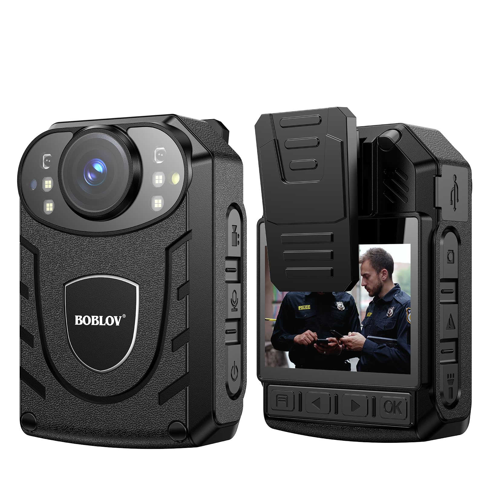 BOBLOV KJ21 Body Worn Camera, 1296P Body Wearable