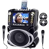 Karaoke USA Karaoke System - Portable, Black