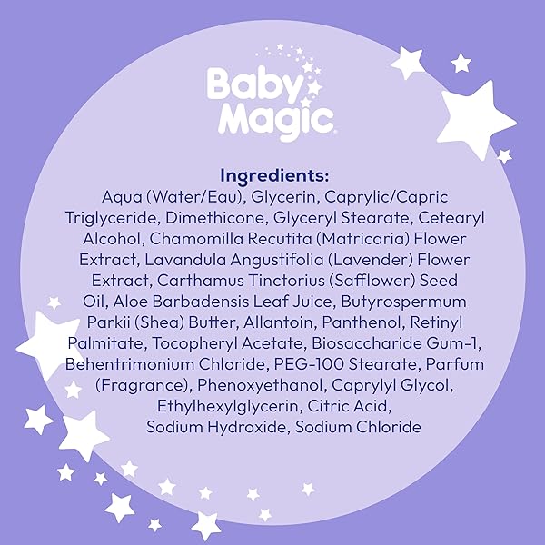 BABY MAGIC CALMING BODY LOTION, LULLABY SCENT, LAVENDER & CHAMOMILE, LAVENDER, 16.5 FL.OZ