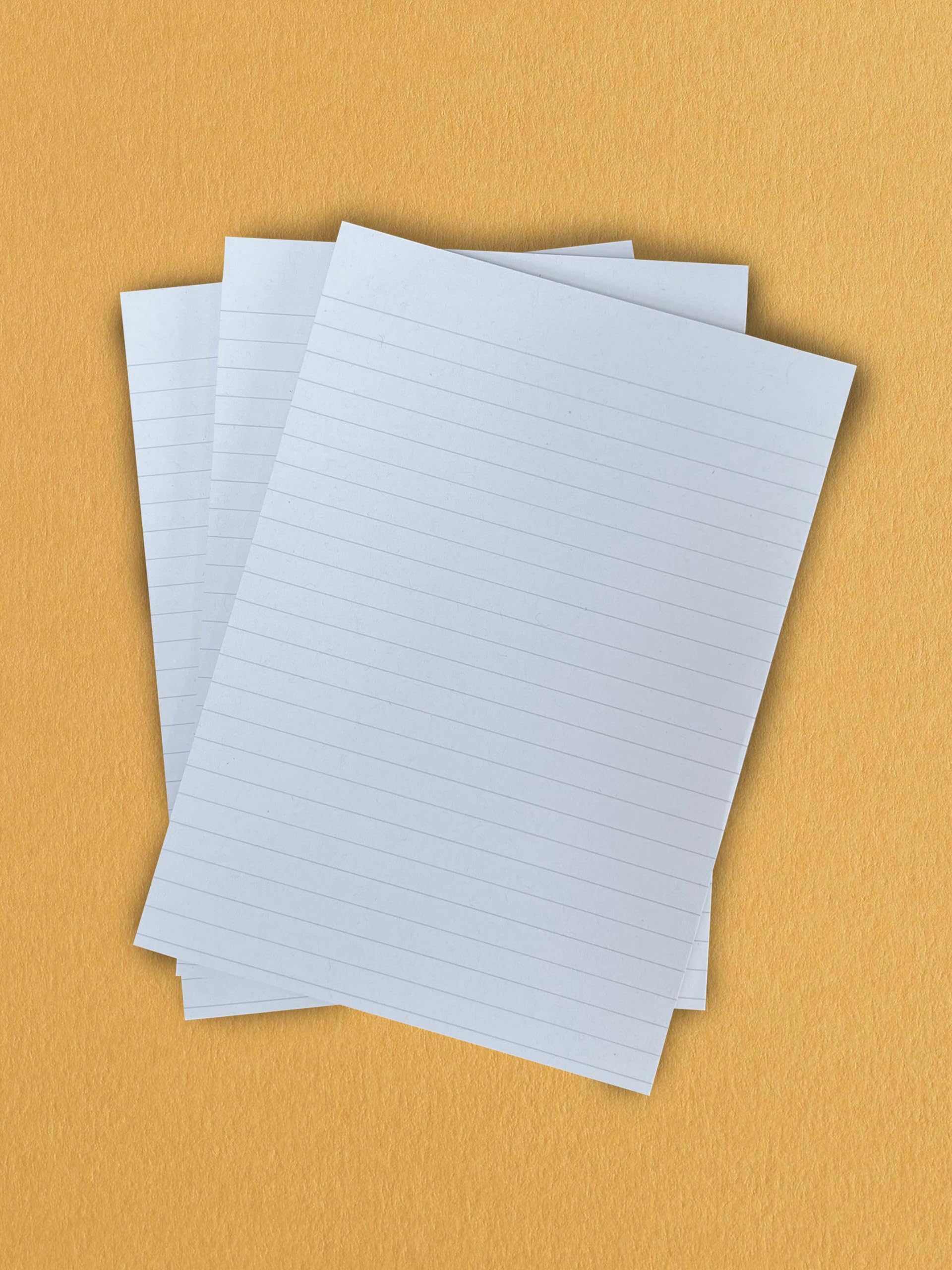 A5 Notepads - Three Pack - Quality 90gsm Paper - Recycled Paper - Ideal Everyday Jotter Pads for the Home, School or Office - 100 Pages/50 Sheets with Strong Backing Board - UK Manufactured