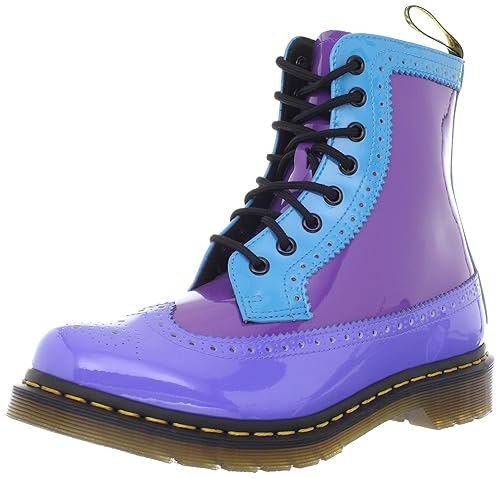 dr martens pink pascal rs 8 eye metallic boots