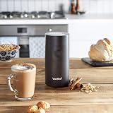 VonShef Electric Coffee Grinder 60g 150W Stainless Steel Blades Black view 2