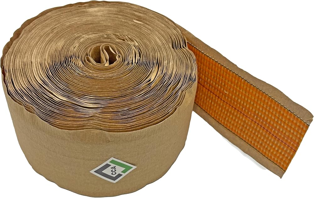 CCA Carpet Heat Seam Joining Tape 100mm x 20m Red Stitch 66ft