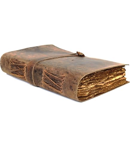 ヴィンテージ手作りジャーナル Old days 10 Amazon.com : Vintage Leather Journal, Antique Handmade Bound