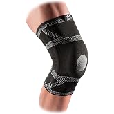 McDavid Elite Knee Sleeve with Gel Pad and Stays. Compression Knee Patella Support for Knee Pain Relief. Engineered Elastic. For Men and Women. Left or Right Leg. Black or Grey.