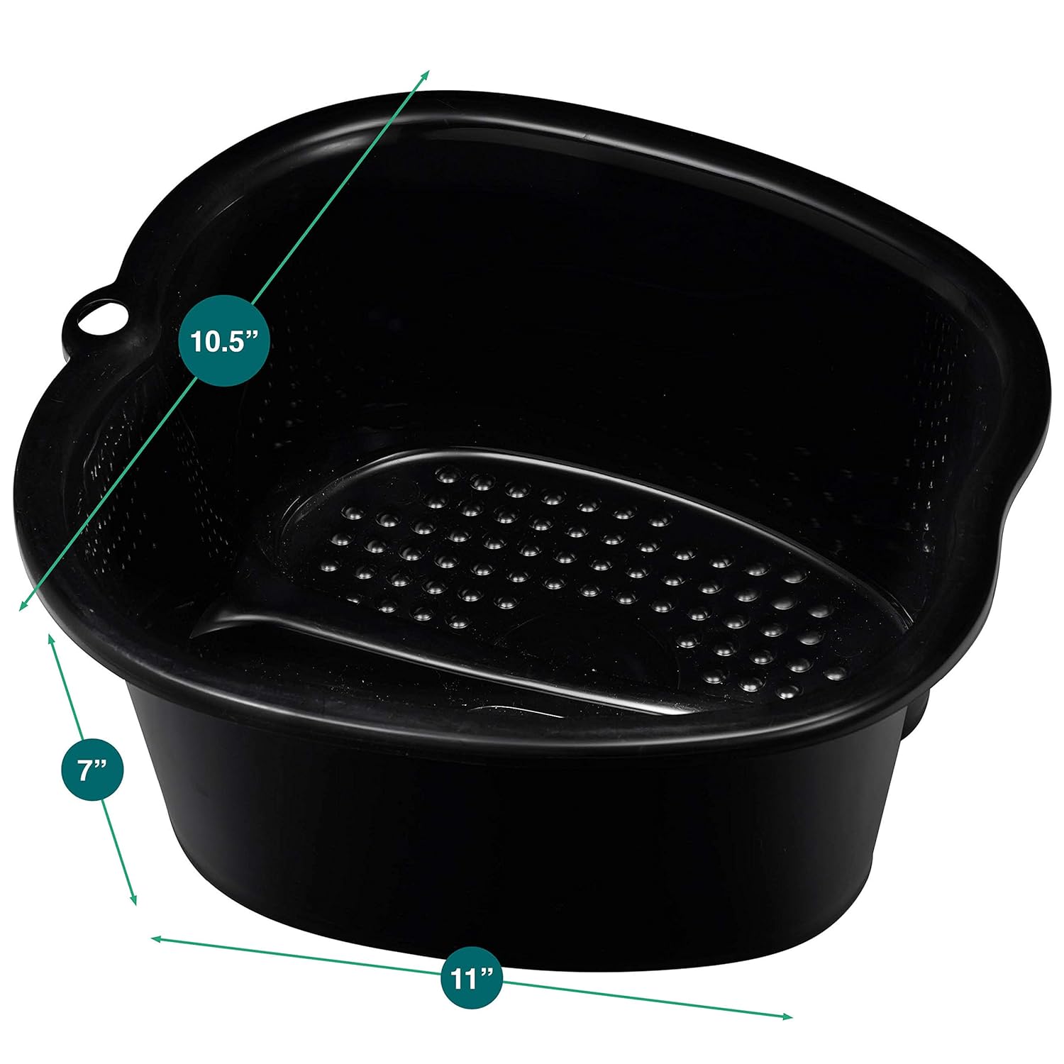 Foot Soaking Bath Basin – Large Size for Soaking Feet | Pedicure and Massager Tub for At Home Spa Treatment | Callus, Fungus, Dead Skin Remover: Beauty