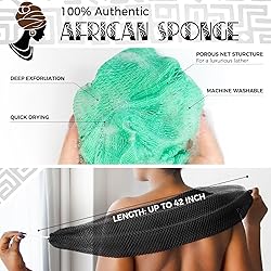 African Net Sponge Authentic - 2 Pieces Real
