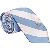 Desert Cactus Johns Hopkins University Neck Tie JHU Blue Jays 100% Polyester Necktie with Logo, Officially Licensed (Style A)