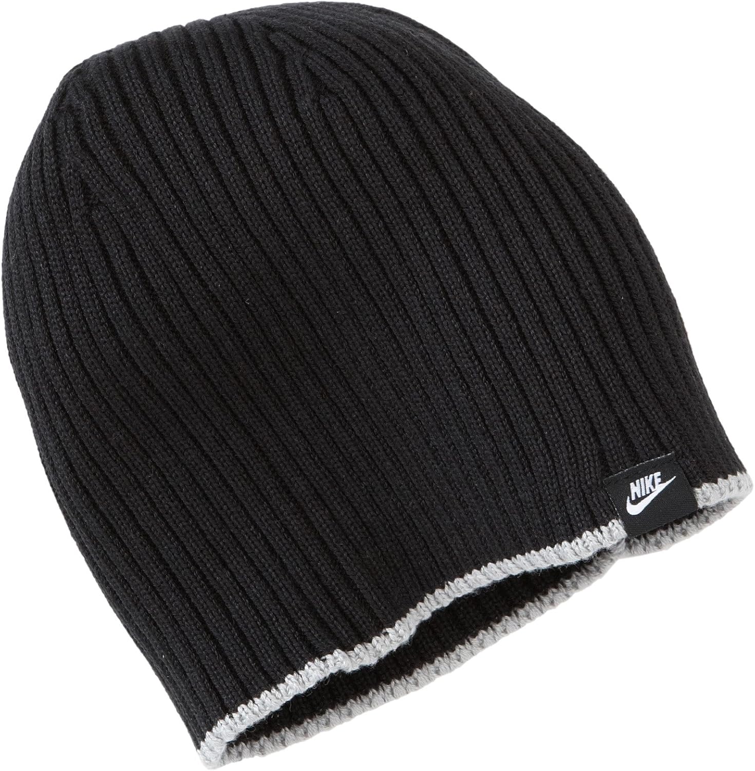 Nike Adults Knitted Beanie Hat Black 213121010 One Size Amazon.co.uk