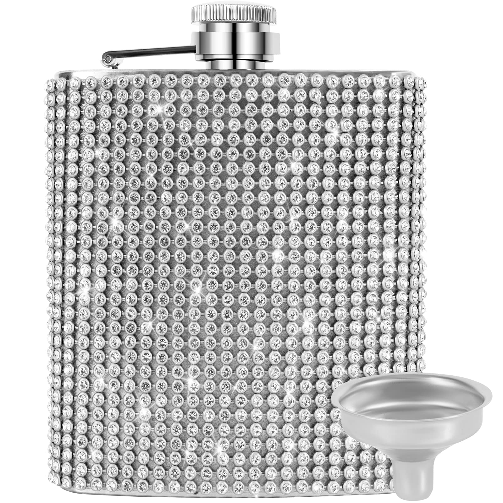 INSTOME Diamond Hip Flask,Flasks for Liquor for