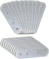 OMIDEAS 20x Metal Repair Plates 60x16mm Galvanised Straight Fixing Brackets view 1