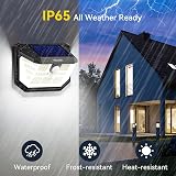 TECKNET Outdoor Solar Light 231 LED 3 Modes Motion Sensor 300° Wide view 6