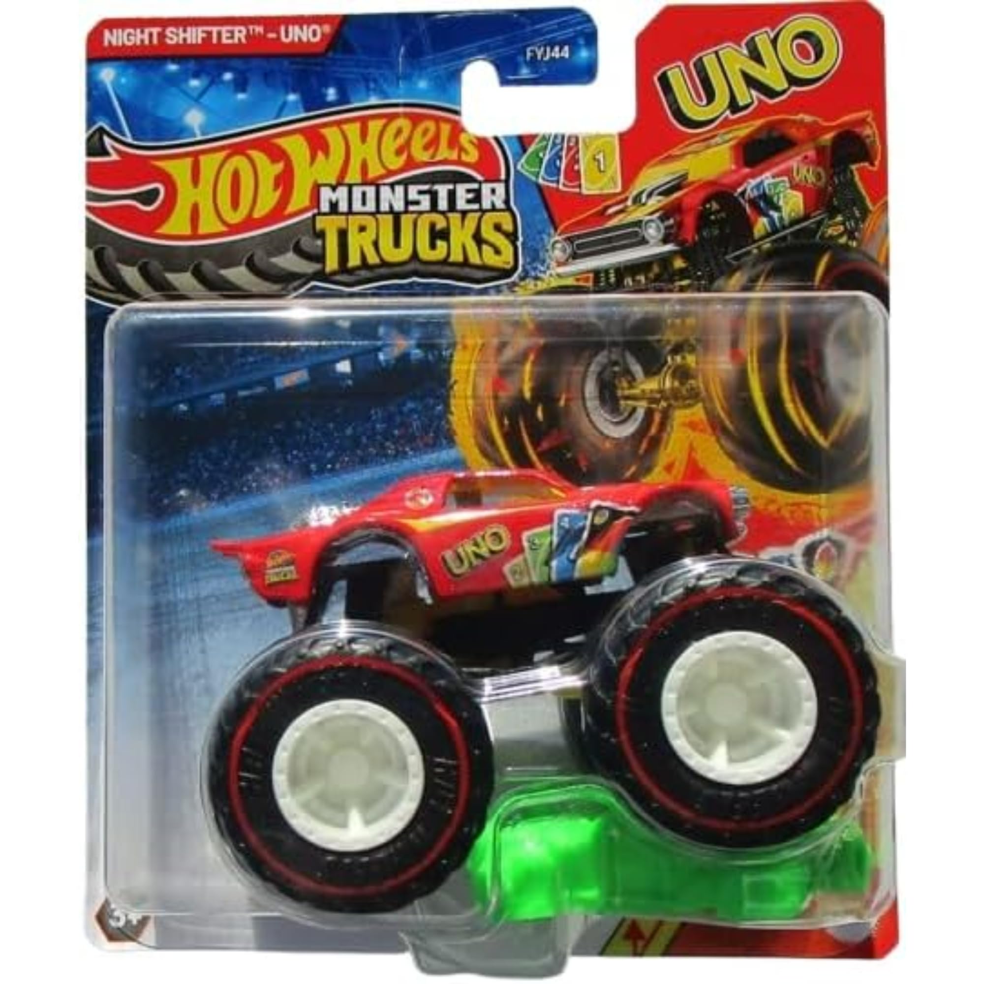 Hot Wheels Monster Trucks - (Night Shifter Uno - JCF12)