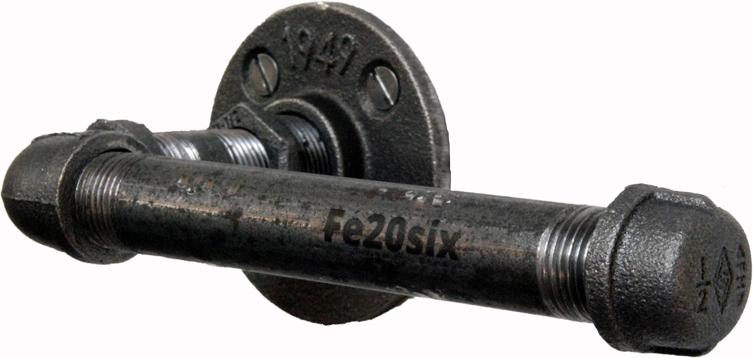 Urban Industrial Retro Steampunk Bathroom Pipe Antique Style Toilet roll Holder. The Pelham by Fe20six