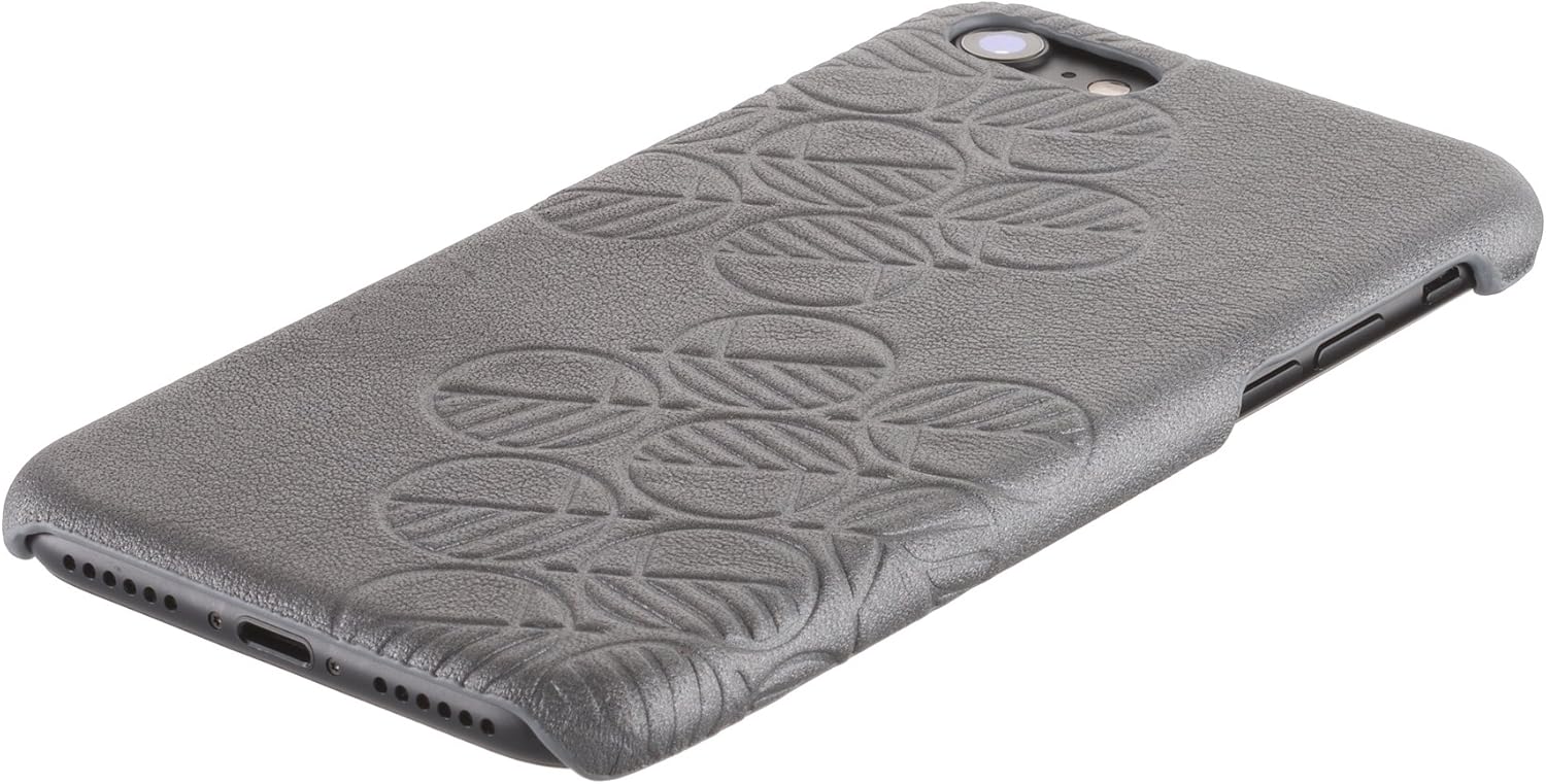 Drew Lennox Leather Case for iPhone SE 2022/2020 and iPhone 7/8- Premium Genuine British Leather- Slim Protective Back Phone Shell Cover for Apple iPhone SE 2nd 3rd Gen- Pearlised Silver Grey - Image 3