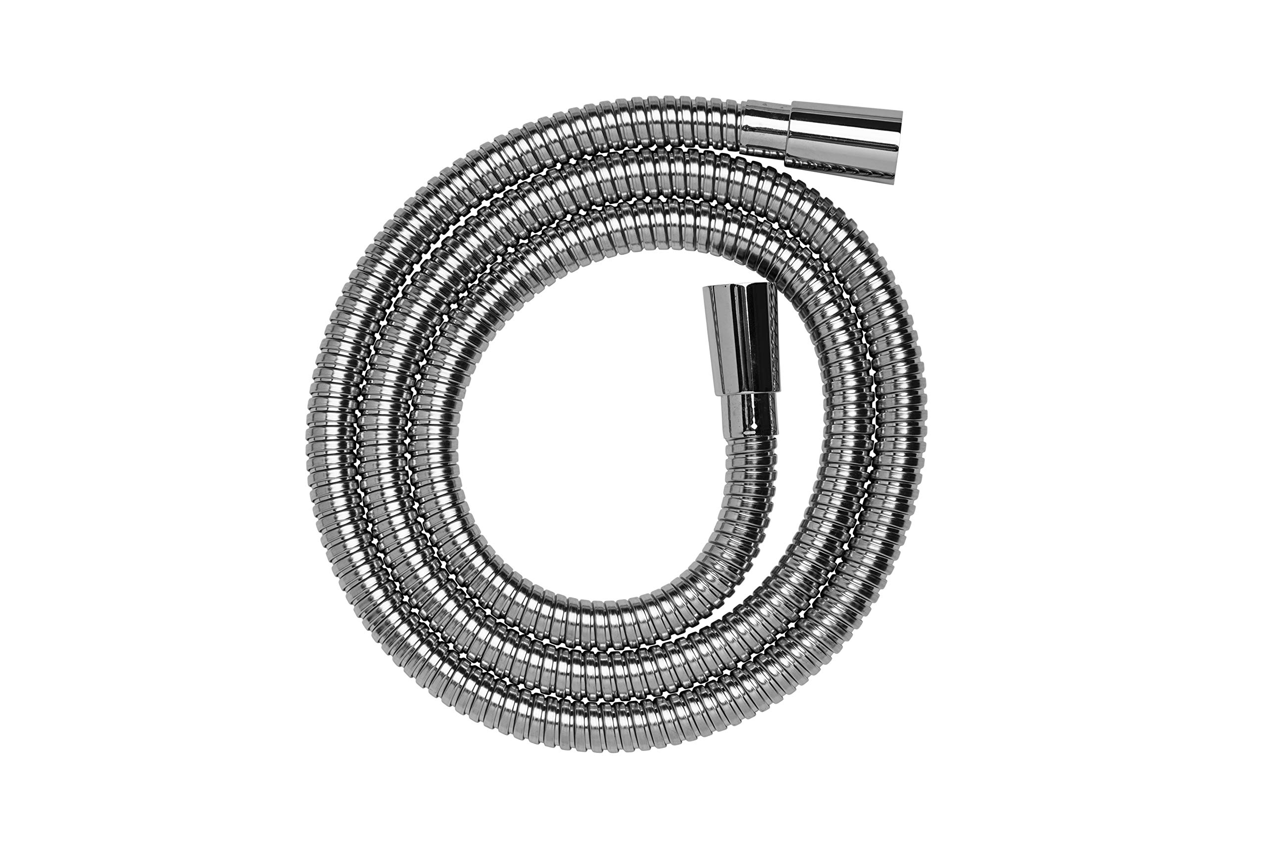 Croydex Reinforced Stainless Steel Shower Hose 1.5m - Large 11mm Bore with Universal Fittings for Most Showers